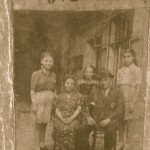 George's wife's family in the Budapest ghetto, 1944