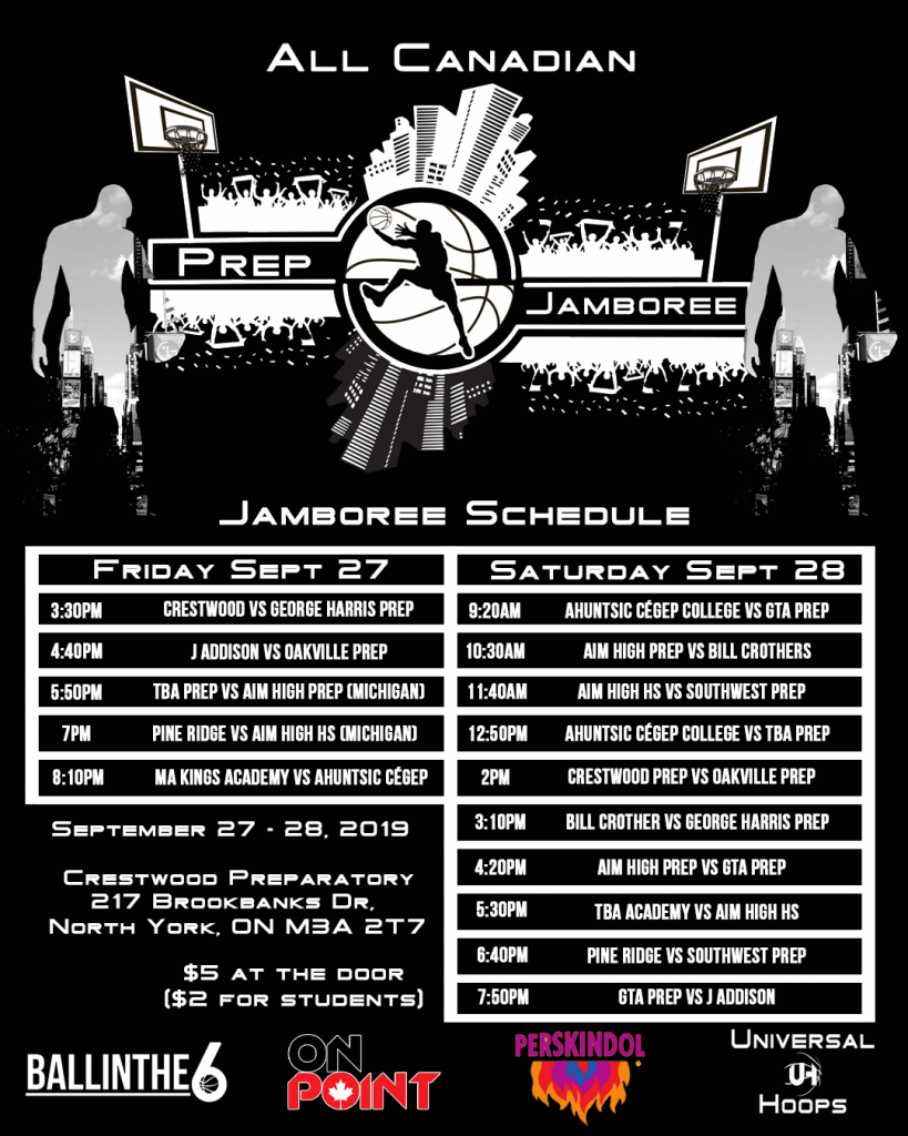 All Canadian Jamboree Poster 2019 Schedule Poster – Crestwood